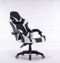 TOP E SHOP FOTEL OBROTOWY GAMINGOWY KRZESŁO REMUS BIAŁY