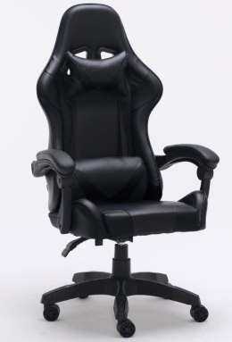 TOP E SHOP FOTEL OBROTOWY GAMINGOWY KRZESŁO REMUS CZARNY