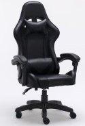 TOP E SHOP FOTEL OBROTOWY GAMINGOWY KRZESŁO REMUS CZARNY