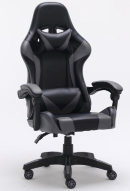 TOP E SHOP FOTEL OBROTOWY GAMINGOWY KRZESŁO REMUS SZARY
