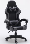 TOP E SHOP FOTEL OBROTOWY GAMINGOWY KRZESŁO REMUS SZARY
