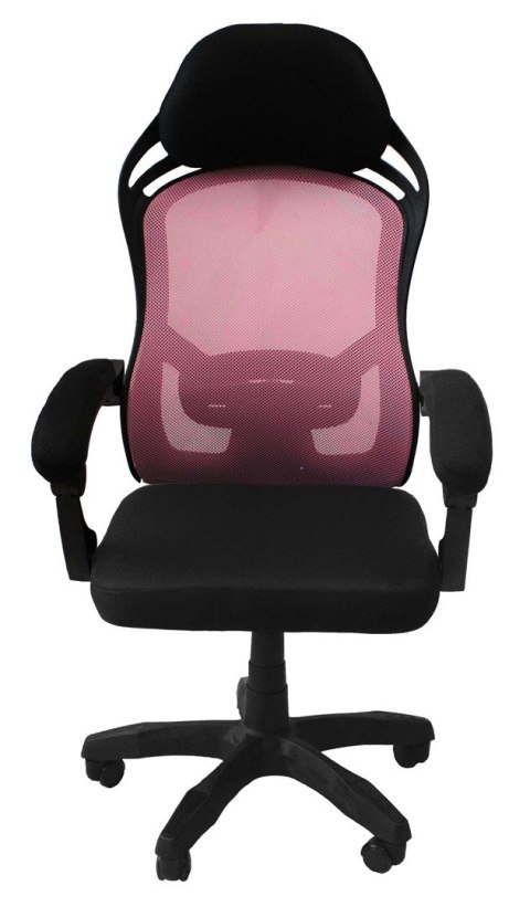 TOP E SHOP FOTEL OBROTOWY KRZESŁO BIUROWE OSCAR CZARNO RÓŻOWY TOP E SHOP FOTEL OBROTOWY KRZESŁO BIUROWE OSCAR CZARNO RÓŻOWY