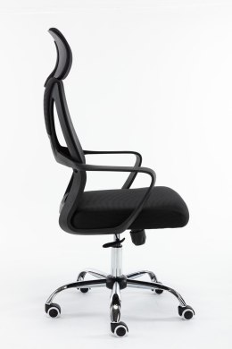 TOP E SHOP FOTEL OBROTOWY NIGEL - CZERŃ