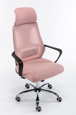 TOP E SHOP FOTEL OBROTOWY NIGEL - RÓŻOWY