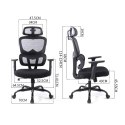 Tuckano Ergonomiczny fotel biurowy T6 czarny