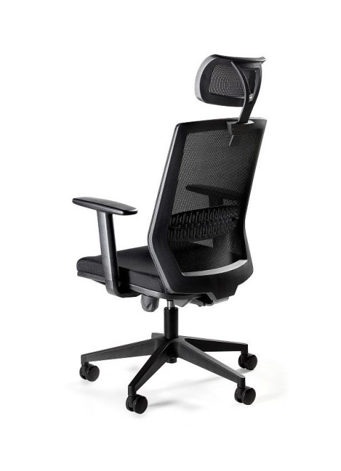 UNIQUE Ergonomiczny fotel biurowy ESTA czarny UNIQUE Ergonomiczny fotel biurowy ESTA czarny