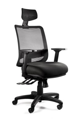 UNIQUE Ergonomiczny fotel biurowy SAGA PLUS czarny