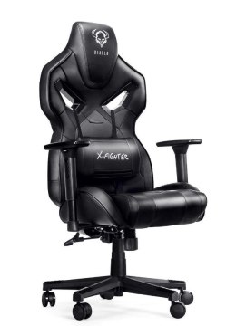 DIABLO CHAIRS Fotel gamingowy DIABLO X-FIGHTER fotel czarno-czarny