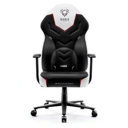 DIABLO CHAIRS Fotel gamingowy DIABLO X-GAMER fotel czarno-biały