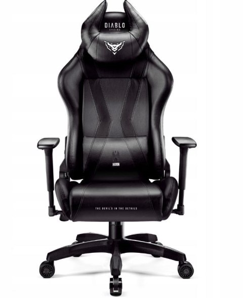 DIABLO CHAIRS Fotel gamingowy DIABLO X-HORN 2.0 king fotel czarno-czarny DIABLO CHAIRS Fotel gamingowy DIABLO X-HORN 2.0 king fotel czarno-czarny