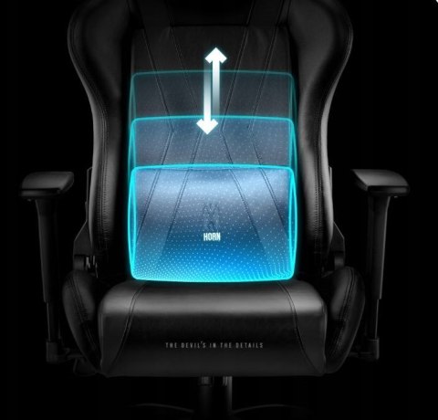 DIABLO CHAIRS Fotel gamingowy DIABLO X-HORN 2.0 king fotel czarno-czarny DIABLO CHAIRS Fotel gamingowy DIABLO X-HORN 2.0 king fotel czarno-czarny