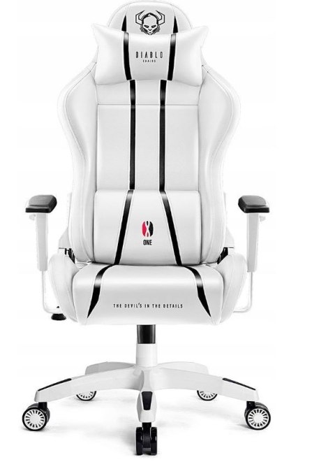 DIABLO CHAIRS Fotel gamingowy DIABLO X-ONE 2.0 normal fotel biało-czarny DIABLO CHAIRS Fotel gamingowy DIABLO X-ONE 2.0 normal fotel biało-czarny