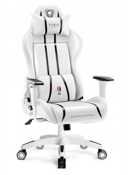 DIABLO CHAIRS Fotel gamingowy DIABLO X-ONE 2.0 normal fotel biało-czarny