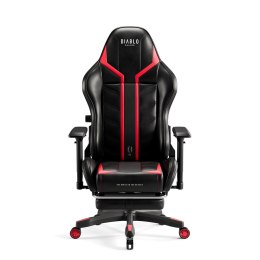 DIABLO CHAIRS Fotel gamingowy DIABLO X-RAY normal fotel czarno-czerwony
