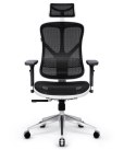 DIABLO CHAIRS Fotel gamingowy DIABLO V-BASIC fotel biało-czarny