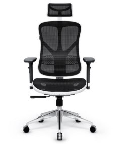 DIABLO CHAIRS Fotel gamingowy DIABLO V-BASIC fotel biało-czarny