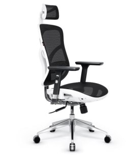 DIABLO CHAIRS Fotel gamingowy DIABLO V-BASIC fotel biało-czarny