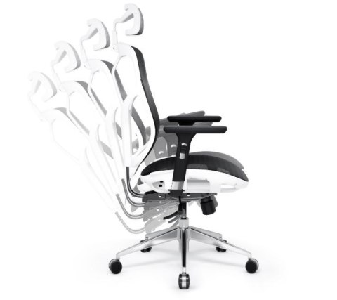 DIABLO CHAIRS Fotel gamingowy DIABLO V-BASIC fotel biało-czarny DIABLO CHAIRS Fotel gamingowy DIABLO V-BASIC fotel biało-czarny