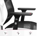 DIABLO CHAIRS Fotel gamingowy DIABLO V-BASIC fotel biało-czarny