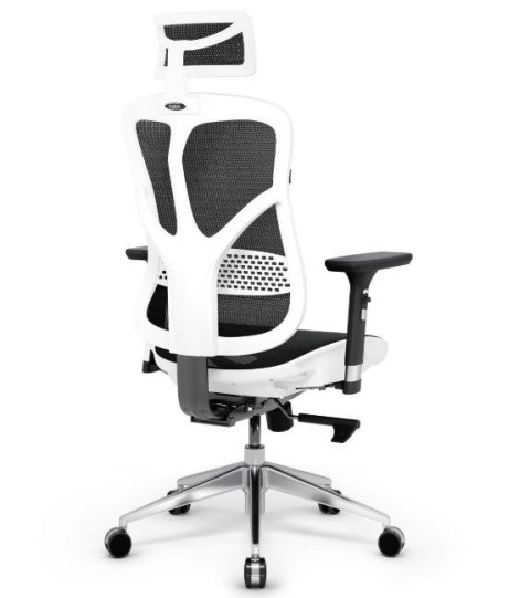 DIABLO CHAIRS Fotel gamingowy DIABLO V-BASIC fotel biało-czarny DIABLO CHAIRS Fotel gamingowy DIABLO V-BASIC fotel biało-czarny