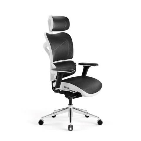 DIABLO CHAIRS Fotel gamingowy DIABLO V-COMMANDER fotel biało-czarny DIABLO CHAIRS Fotel gamingowy DIABLO V-COMMANDER fotel biało-czarny