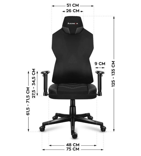 Huzaro Fotel gamingowy Huzaro Combat 6.2 Black RGB Huzaro Fotel gamingowy Huzaro Combat 6.2 Black RGB