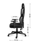 Huzaro Fotel gamingowy Huzaro Combat 6.2 Black RGB