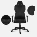 Huzaro Fotel gamingowy Huzaro Combat 6.2 Black RGB