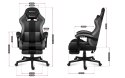 Huzaro Fotel gamingowy Huzaro Force 4.7 Grey Mesh