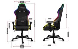 Huzaro Fotel gamingowy Huzaro Force 6.2 Mesh RGB