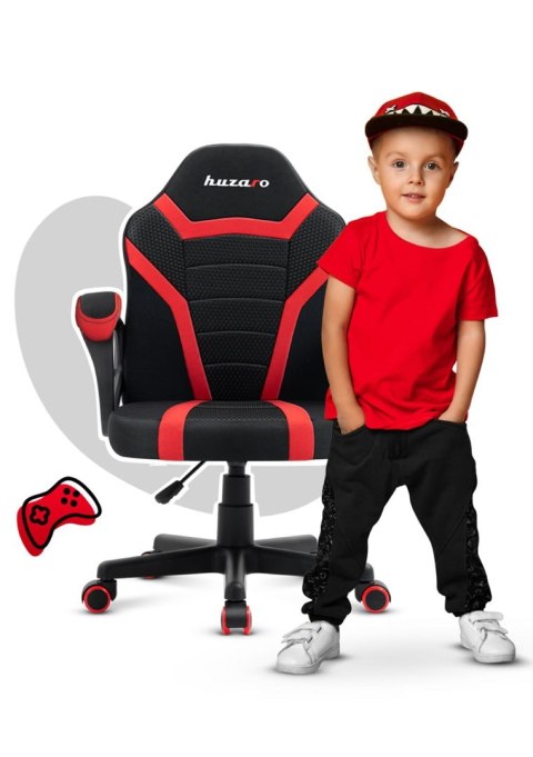 Huzaro Fotel gamingowy dla dziecka HZ-Ranger 1.0 red mesh Huzaro Fotel gamingowy dla dziecka HZ-Ranger 1.0 red mesh