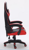 TOP E SHOP FOTEL OBROTOWY GAMINGOWY KRZESŁO REMUS CZERWONY