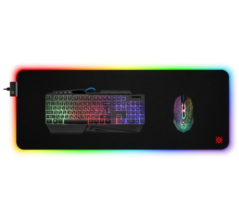 Defender DEFENDER PODKŁADKA GAMING ULTRA LIGHT LED 900X350X4MM 50566 Defender DEFENDER PODKŁADKA GAMING ULTRA LIGHT LED 900X350X4MM 50566