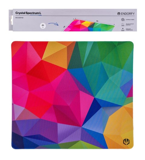 ENDORFY Podkładka pod mysz ENDORFY Crystal Spectrum L ENDORFY Podkładka pod mysz ENDORFY Crystal Spectrum L