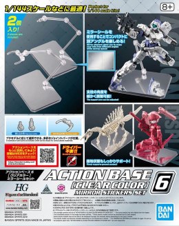 BANDAI ACTION BASE 6 CLEAR COLOR [MIRROR STICKERS SET]
