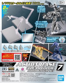 BANDAI ACTION BASE 7 CLEAR COLOR [MIRROR STICKERS SET]