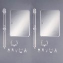 BANDAI ACTION BASE 7 CLEAR COLOR [MIRROR STICKERS SET]