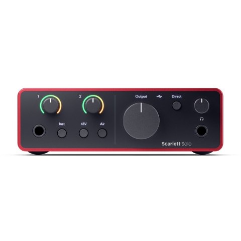 Focusrite Focusrite Scarlett Solo - 2-kanałowy interfejs Focusrite Focusrite Scarlett Solo - 2-kanałowy interfejs