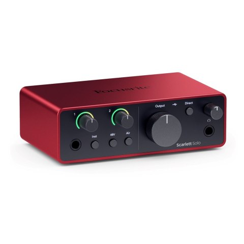 Focusrite Focusrite Scarlett Solo - 2-kanałowy interfejs Focusrite Focusrite Scarlett Solo - 2-kanałowy interfejs
