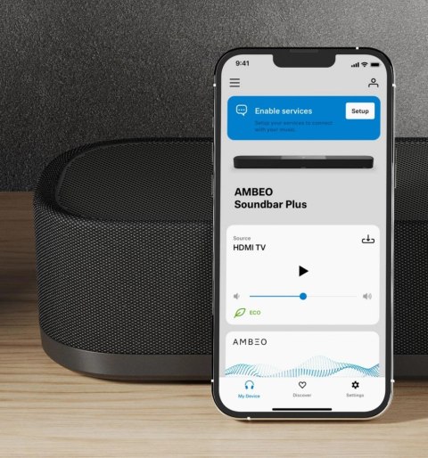Sennheiser Sennheiser AMBEO Soundbar Plus SB02 7.1.4 400W Bluetooth 5.0 Dolby Atmos Czarny Sennheiser Sennheiser AMBEO Soundbar Plus SB02 7.1.4 400W Bluetooth 5.0 Dolby Atmos Czarny