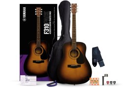 Yamaha Yamaha F310P Tobacco Brown SB - Gitara akustczyna (Zestaw)