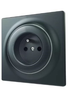 FIBARO FIBARO Gniazdko Walli Outlet N typ E antracyt FGWSONE-011-8