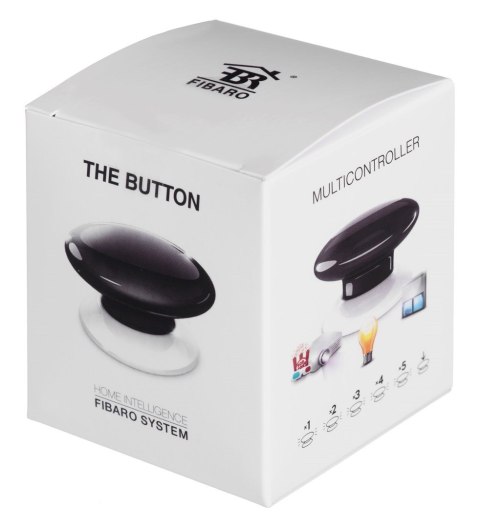 FIBARO FIBARO Przycisk The Button FGPB-101-2 ZW5 (Bluetooth, Z-Wave; kolor czarny) FIBARO FIBARO Przycisk The Button FGPB-101-2 ZW5 (Bluetooth, Z-Wave; kolor czarny)