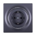FIBARO FIBARO Walli Gniazdko N Outlet type F antracyt FGWSONF-011-8