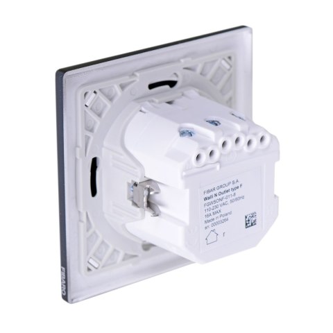 FIBARO FIBARO Walli Gniazdko N Outlet type F antracyt FGWSONF-011-8 FIBARO FIBARO Walli Gniazdko N Outlet type F antracyt FGWSONF-011-8