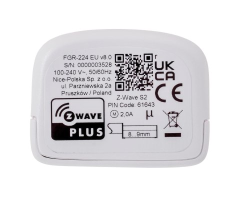 FIBARO Sterownik Rolet Fibaro FGR-224 (następca FGR-223) FIBARO Sterownik Rolet Fibaro FGR-224 (następca FGR-223)