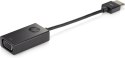 Hewlett-Packard Przejściówka HP HDMI to VGA Cable Adapter czarna X1B84AA
