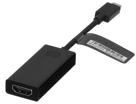 Hewlett-Packard Przejściówka HP USB-C to HDMI 2.0 Adapter czarna 2PC54AA Hewlett-Packard Przejściówka HP USB-C to HDMI 2.0 Adapter czarna 2PC54AA