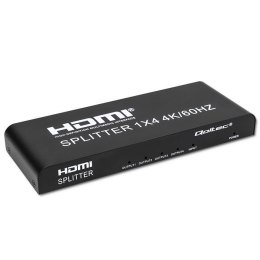 Qoltec QOLTEC ROZDZIELACZ SPLITTER 4XHDMI 4KX2K | 6GB/S | 60HZ