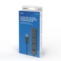 SAVIO SAVIO AK-58 3-PORTOWY HUB USB-A Z ADAPTEREM RJ-45